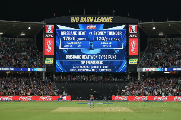 Brisbane Heat vs Sydney Thunder Match Scorecard