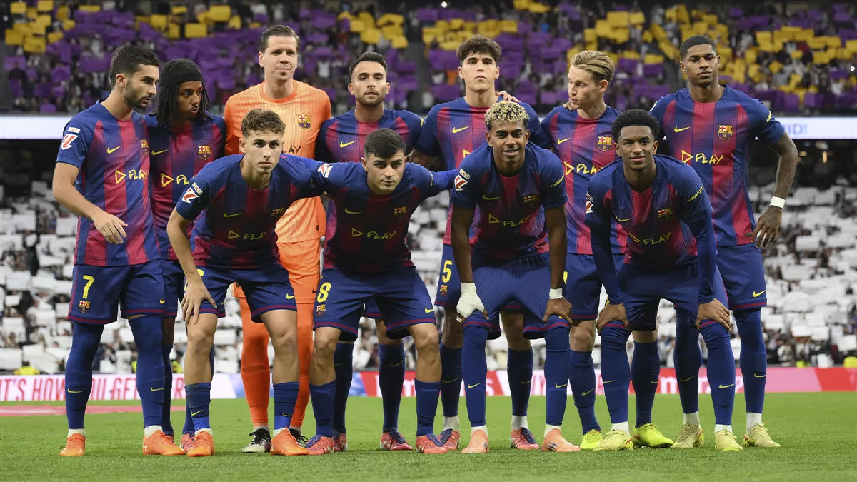 alineaciones de fc barcelona contra real madrid