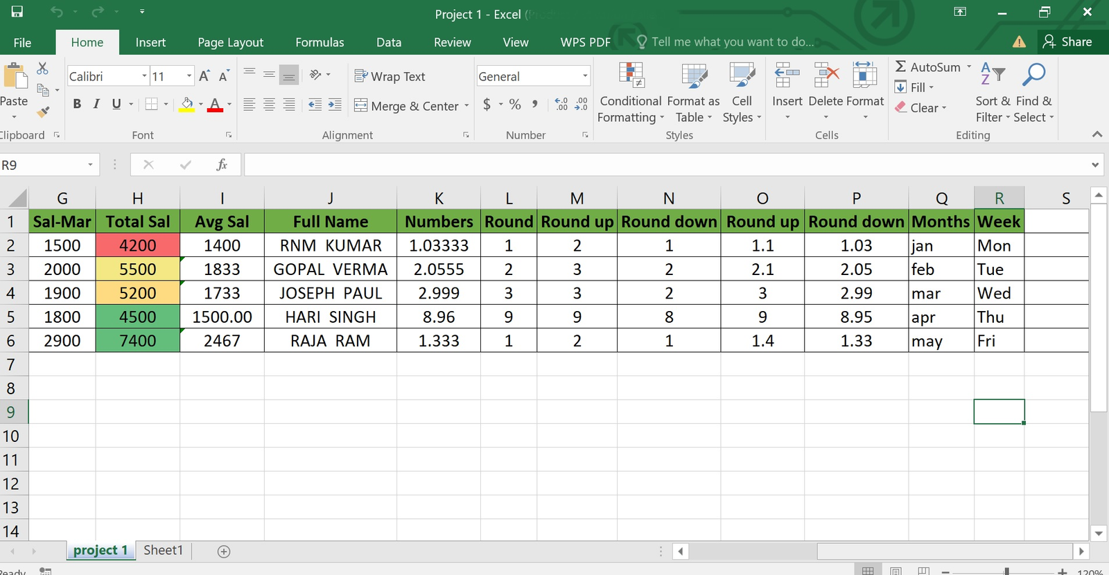 Excel Download