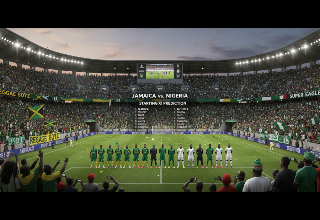 jamaica national football team vs nigeria national football team lineups