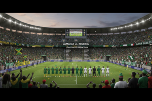 jamaica national football team vs nigeria national football team lineups