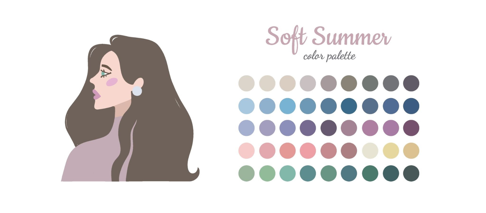 Soft Summer Color Palette