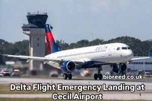 delta flight emergency landing cecil airport