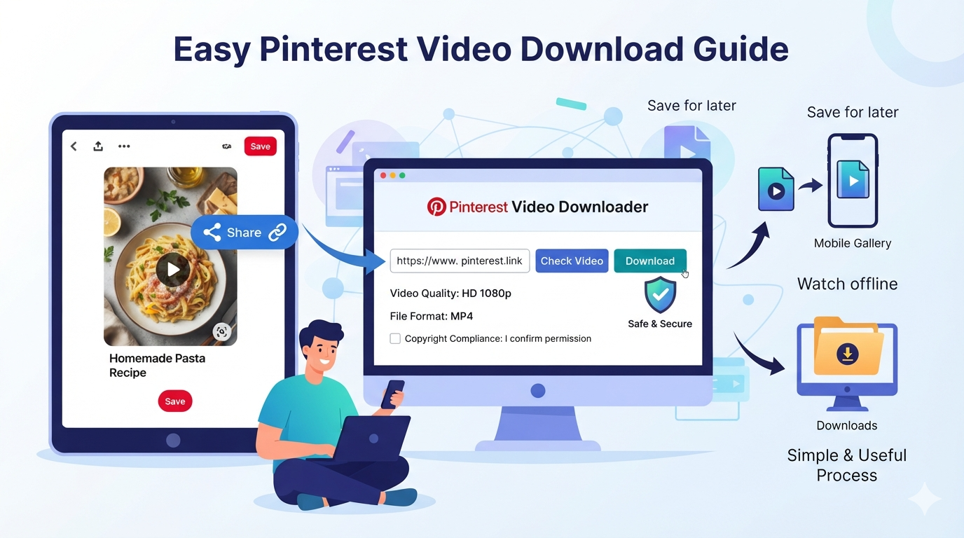 pinterest free download video